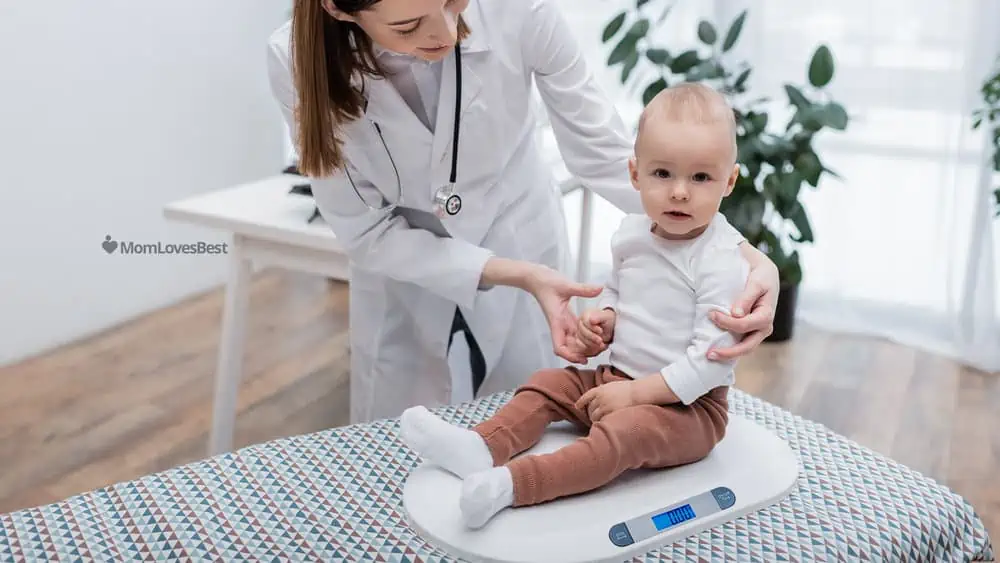 Photo of the Smart Weigh Comfort Baby Scale