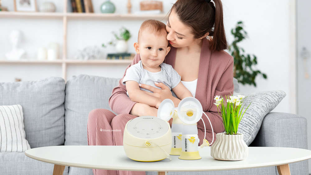 Wearable Breastfeeding– Hands Free Portable,3 Modes & 12 Levels Electric  Breast Pump – LCD Screen, No Leakage, Low Noise, 27mm Default/24mm Flange