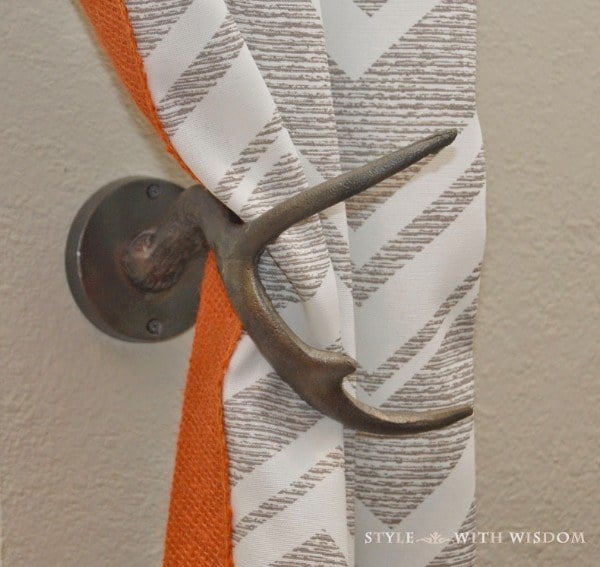 The smallest of details make the biggest of statements. Instead of traditional curtain tie backs, try these.