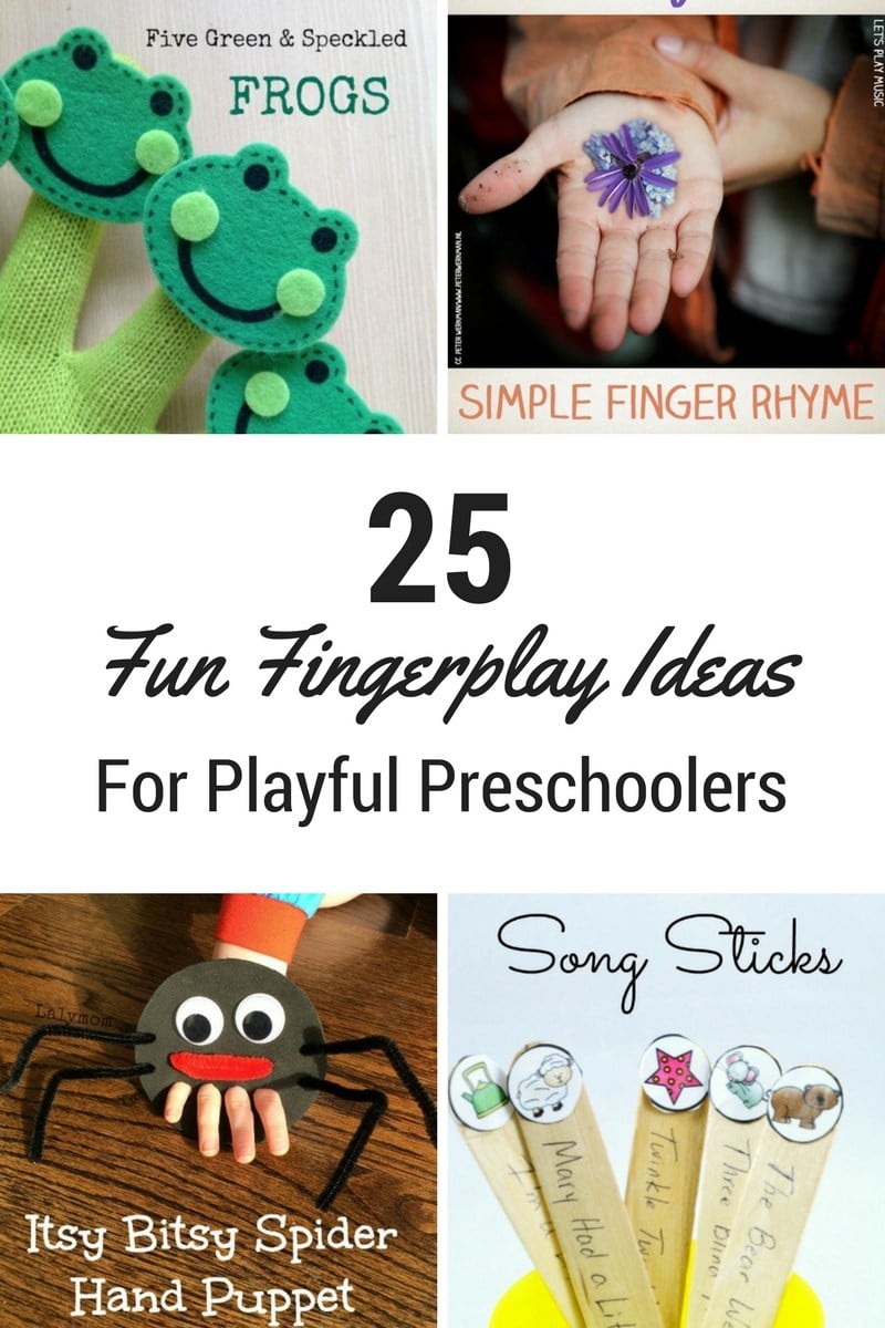 Finger Plays For Kindergarten