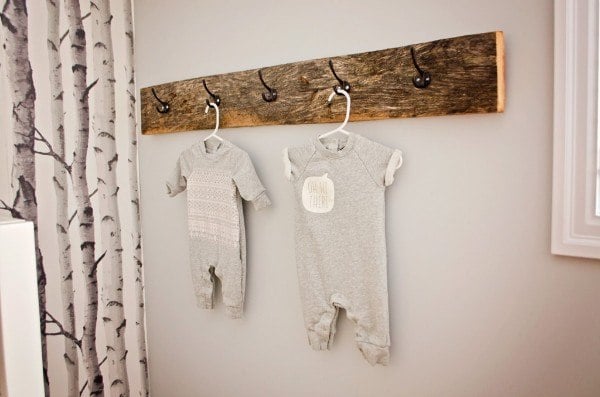 Turn a simple piece of scrap wood into an oh-so-practical clothes hanger.