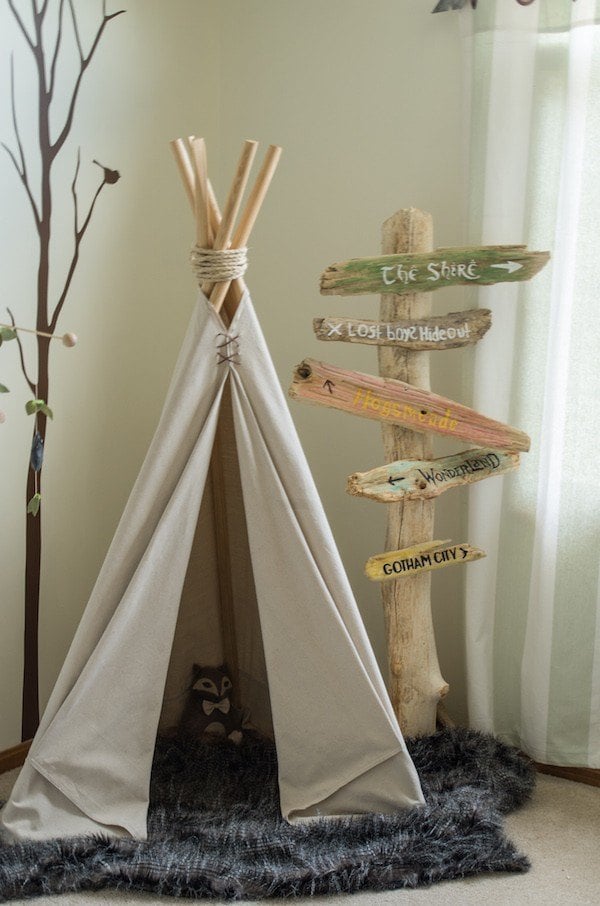 woodland themed nursery accessories