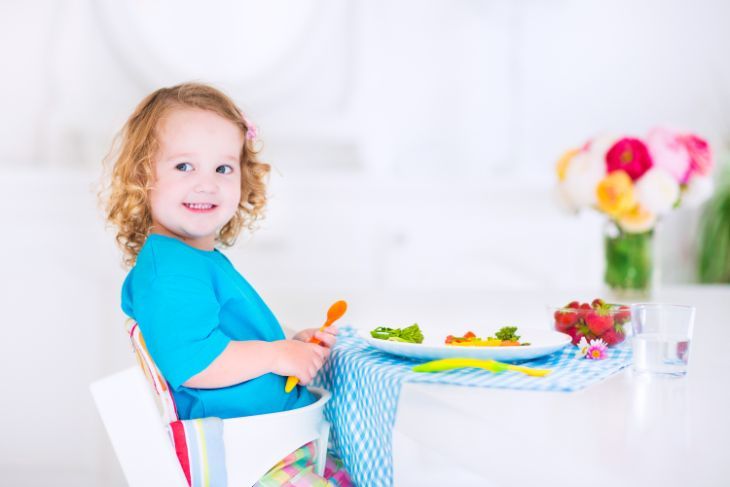 high chair for small spaces