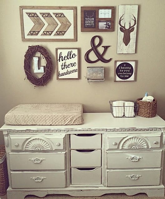 rustic baby boy room