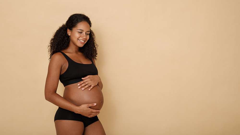 Women Maternity Panties Low Waist Pregnancy Soft Silk Under Bump Underwear 3pack