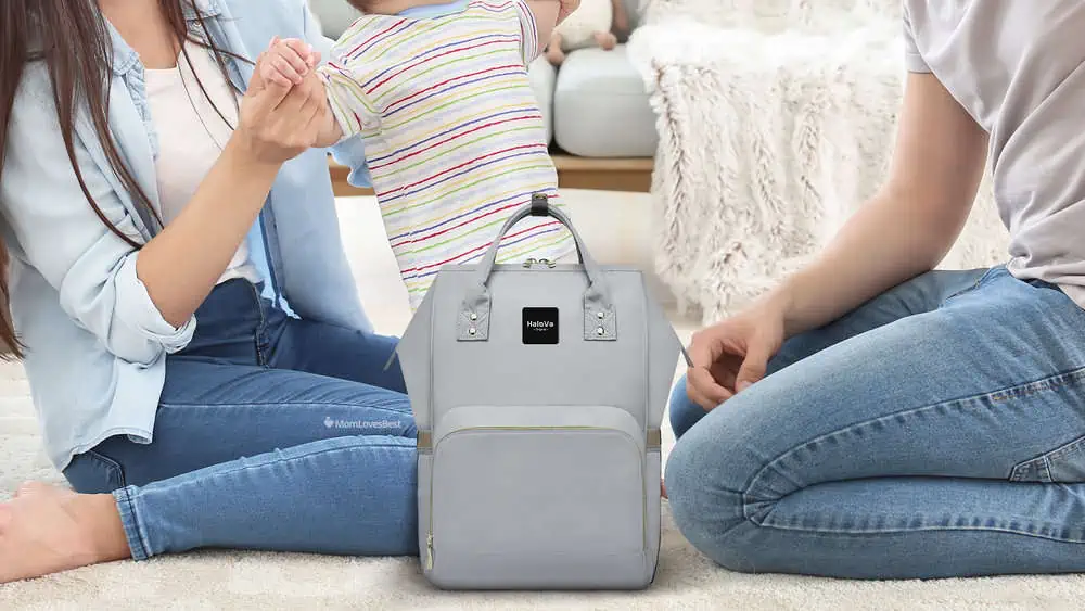 Photo of the HaloVa Multi-Function Diaper Backpack