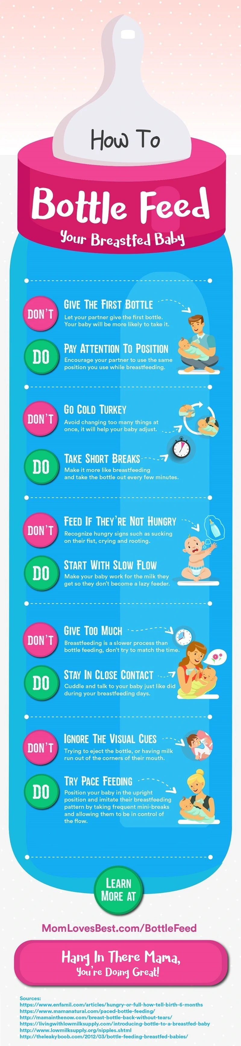 How to Bottle Feed Your Breastfed Baby (25 Pro Tips)