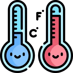 Fahrenheit or Celsius Icon