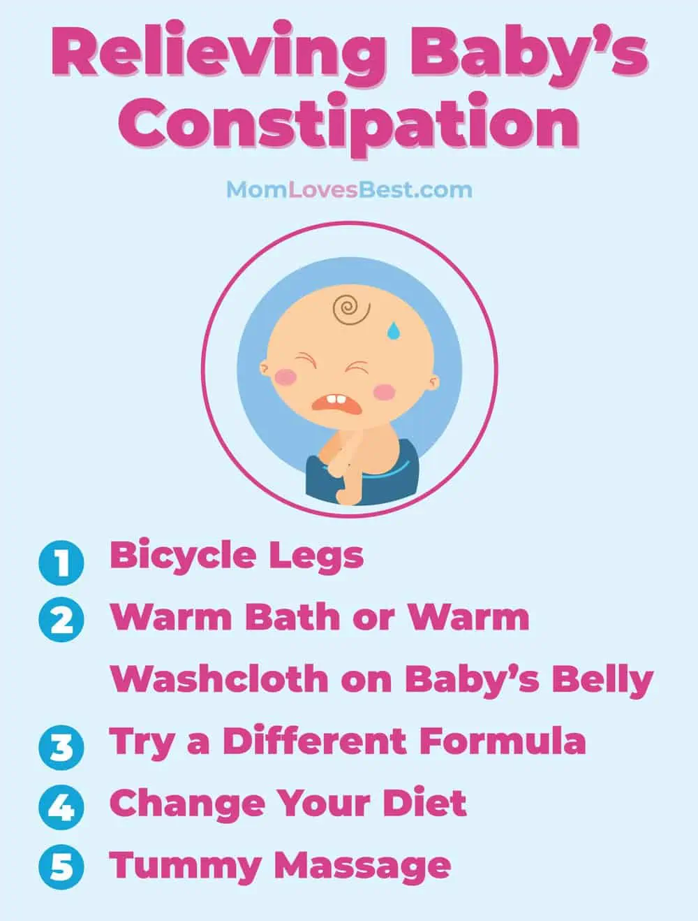 how to relieve baby constipation