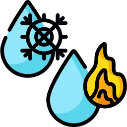 Cool Mist or Hot Steam Icon