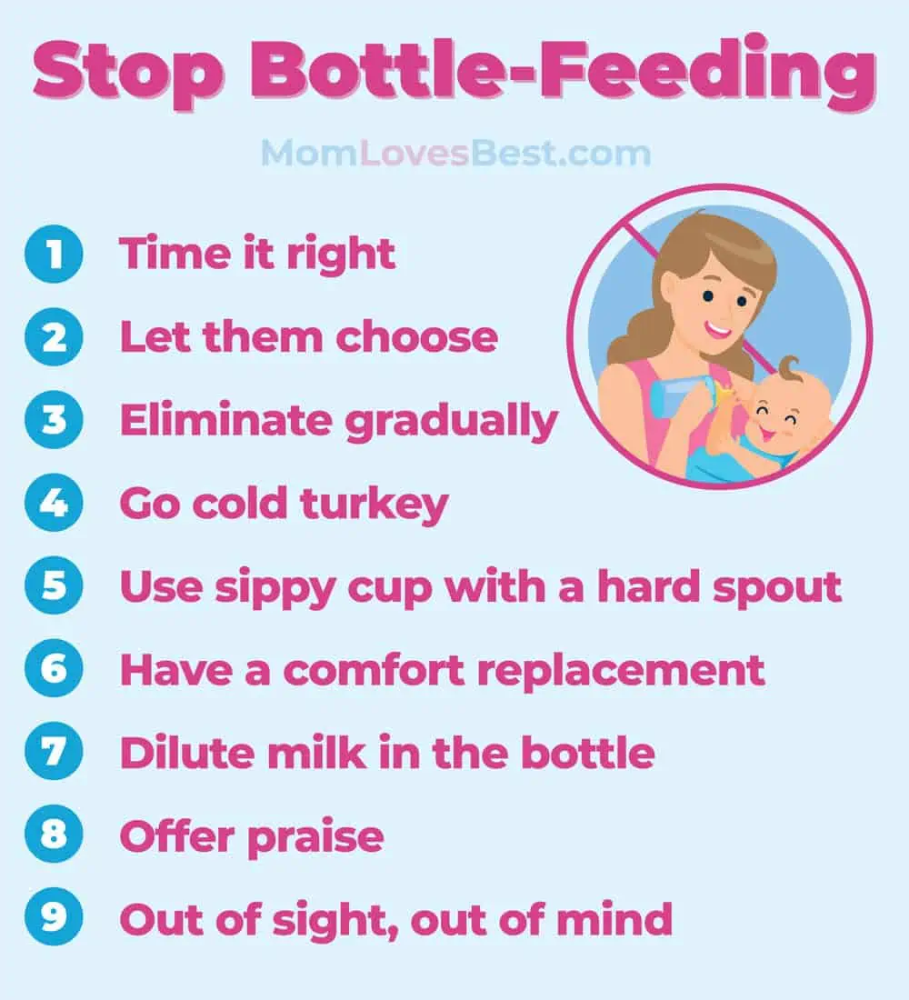 how to stop bottle feeding a baby