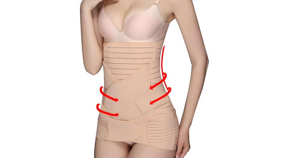 Postpartum Belt Breathable Belly Recovery Support Band Comfortable Pelvis Belt