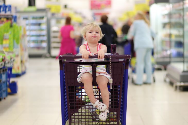 target baby shopping cart