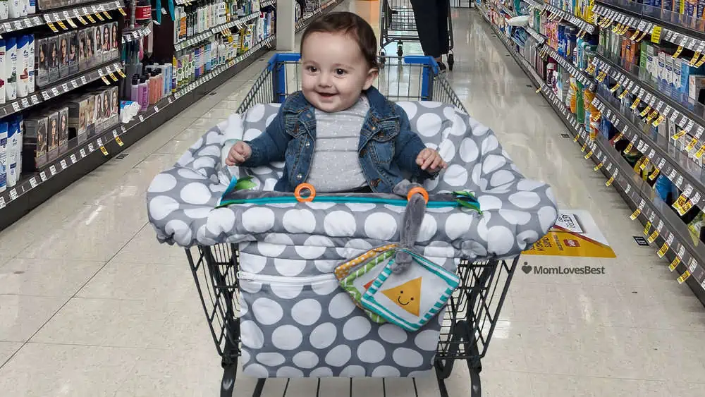 Photo of the Boppy Luxe Shopping Cart Cover