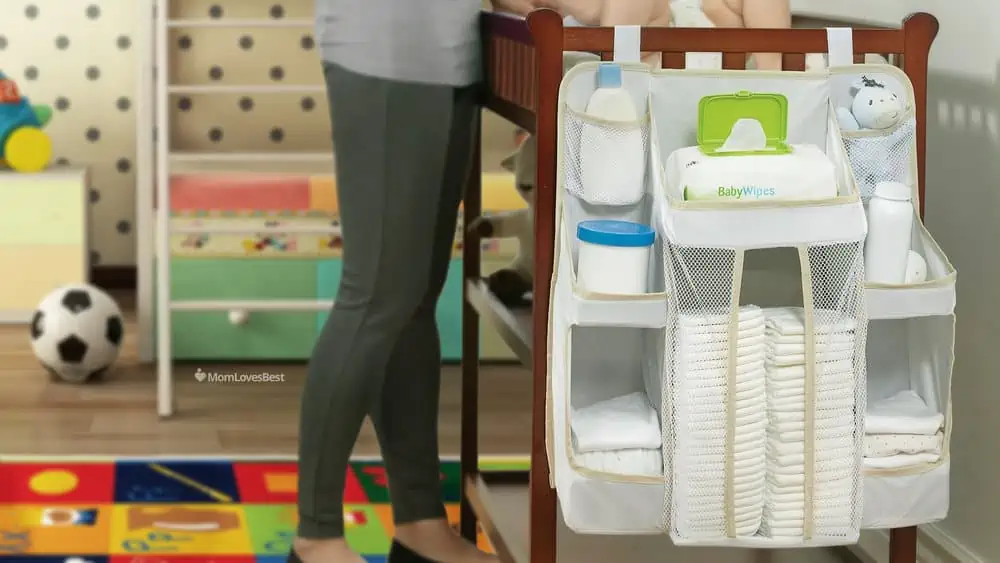 Photo of the hiccapop Nursery Organizer and Baby Diaper Caddy