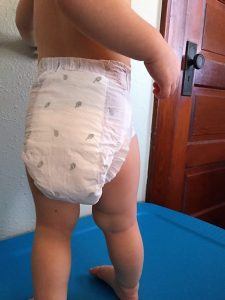 Baby sizing of naty diapers