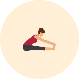 Seated Front Bend Pose