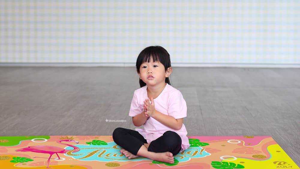 Mini Yoga Mat for Kids Ages 4-10