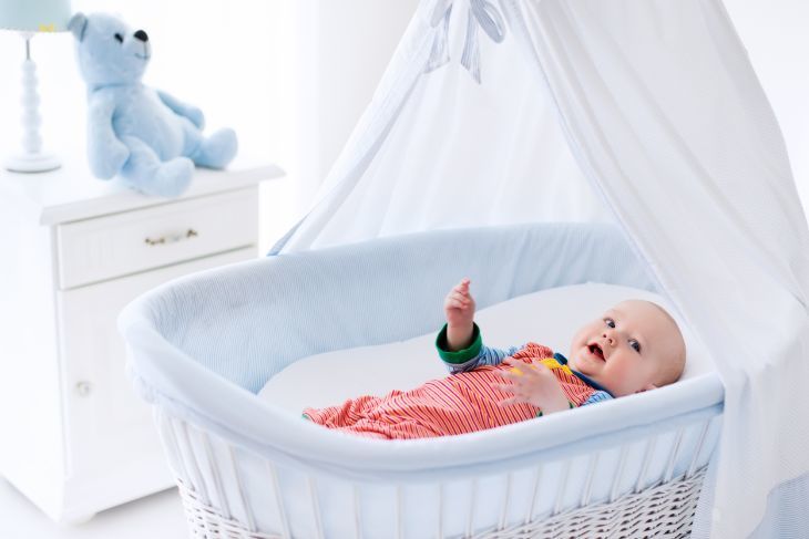 getting newborn to sleep in bassinet at night