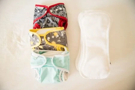 Modern cloth diapers with inserts