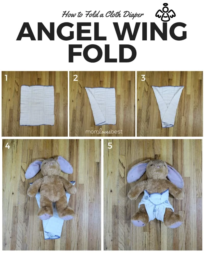 Angel Wing Fold - Cloth Diaper Fold
