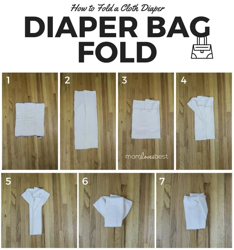 Diaper Bag Fold - Cloth Diaper Fold