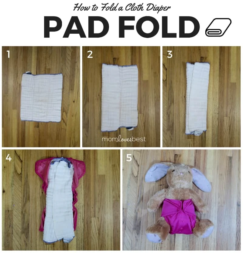 Pad Fold - Cloth Diaper Fold