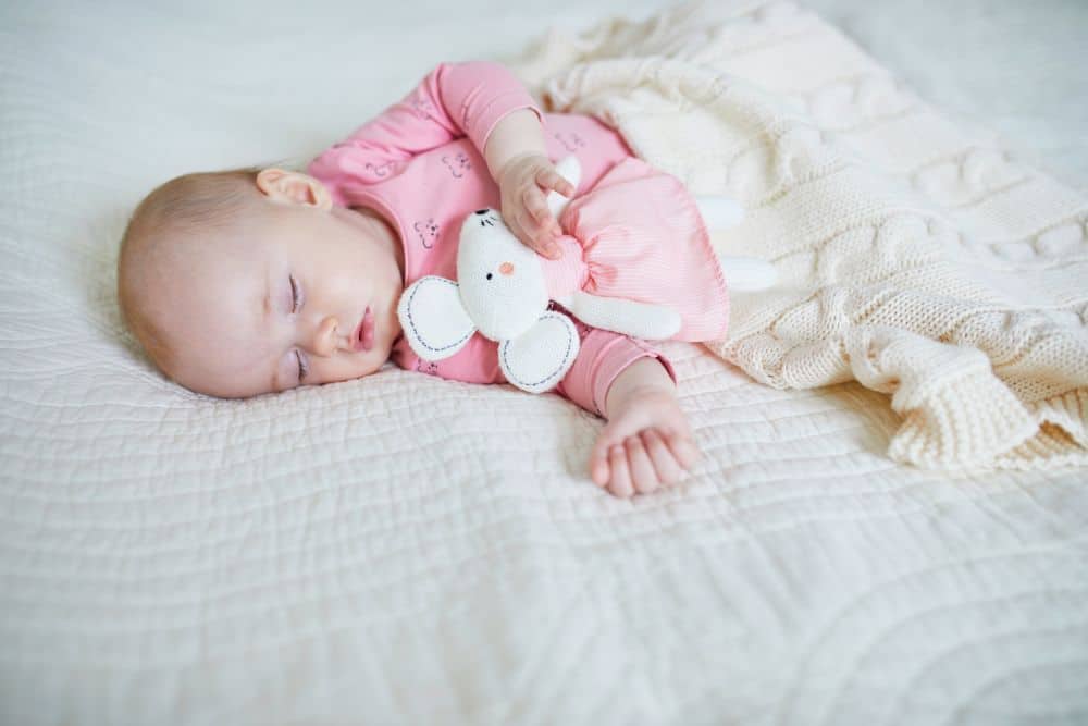 Thick-White Sheep Vine Baby Animal Blanket Luxury Soft Fleece Newborn Security Blanket Infant Swaddling 30*30 
