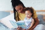 Mother Reading to Toddler