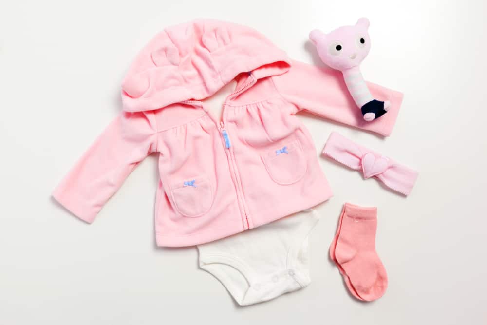 Set of newborn clothes
