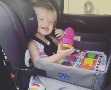 car seat activity tray