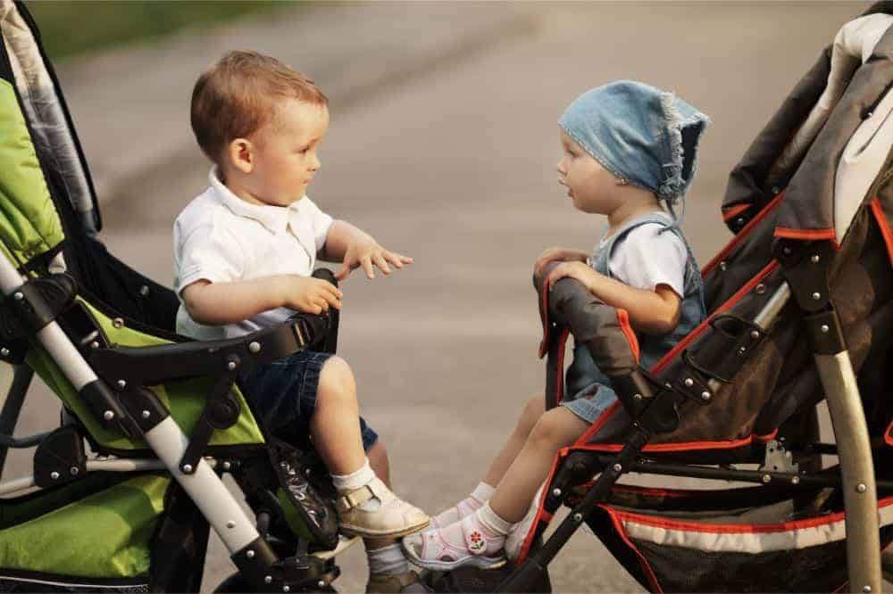 when can baby sit in stroller without car seat