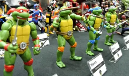 Ninja turtle action figures