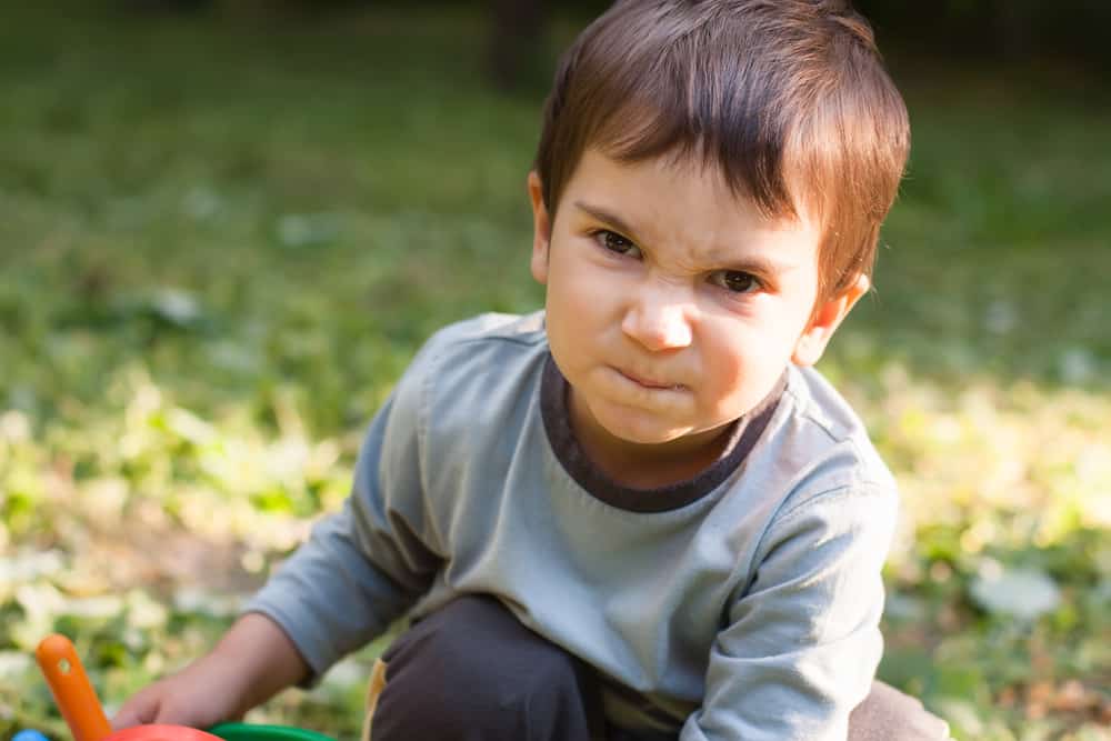 angry young boy