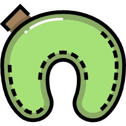 C-Shaped Pillow Icon