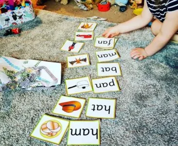 Toddler learning with Cvc Word List