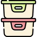 Large Baby Food Containers Icon