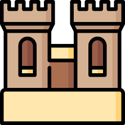 On what kind of medieval building would you find battlements? Icon