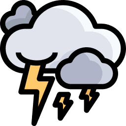 What happens first, thunder or lightning? Icon