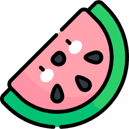 If you have five watermelons and six strawberries in one hand, and four watermelons and 19 strawberries on the other hand, what do you have? Icon