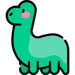 Simple Dinosaur Icon