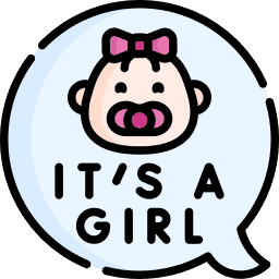 Baby Girl Birth Announcement Ideas Icon