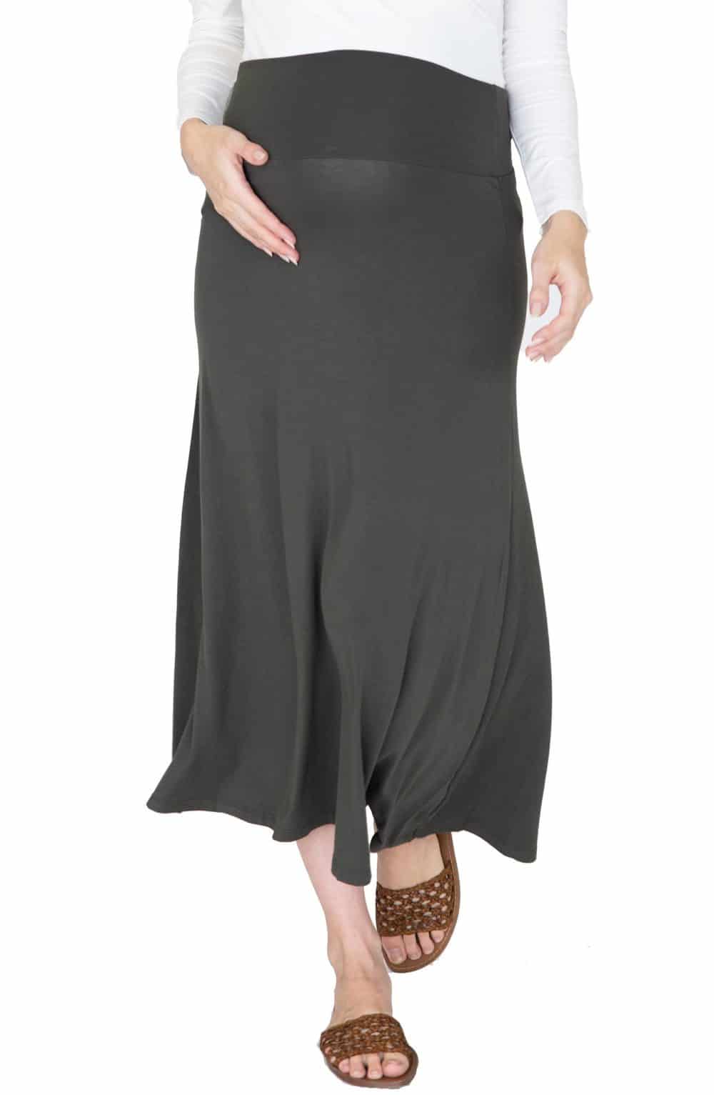 Womens Clothing Skirts Maxi skirts Isabella Oliver Synthetic Dawn Maternity Skirt With Lenzingtm Ecoverotm in Black 