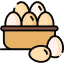 How many eggs do you need to stack to yield 64 chickens if you’re lucky? Icon