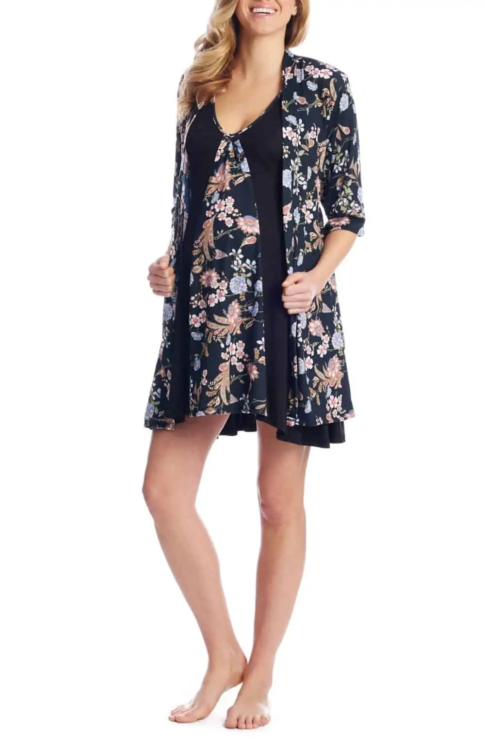 Product Image of the Everly Grey: Maternity Four-Piece Set