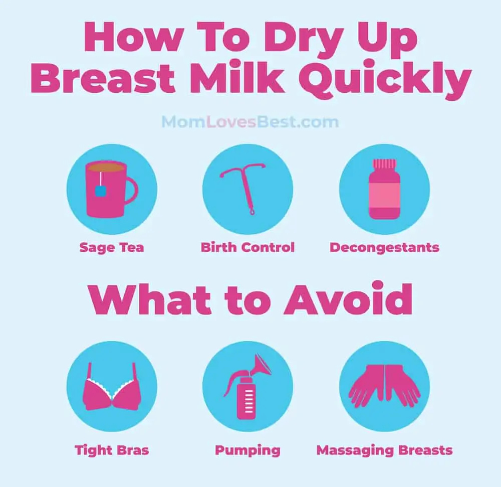 How To Dry Up Breast Milk (Fastest Ways)