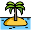How are an island and the letter T the same? Icon