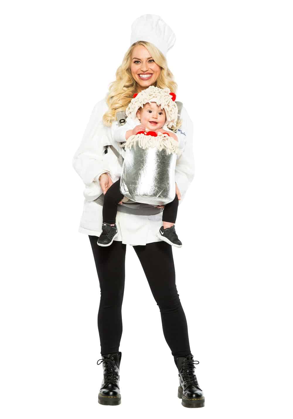 Product Image of the Chef and Spaghetti Mom and Baby Costume
