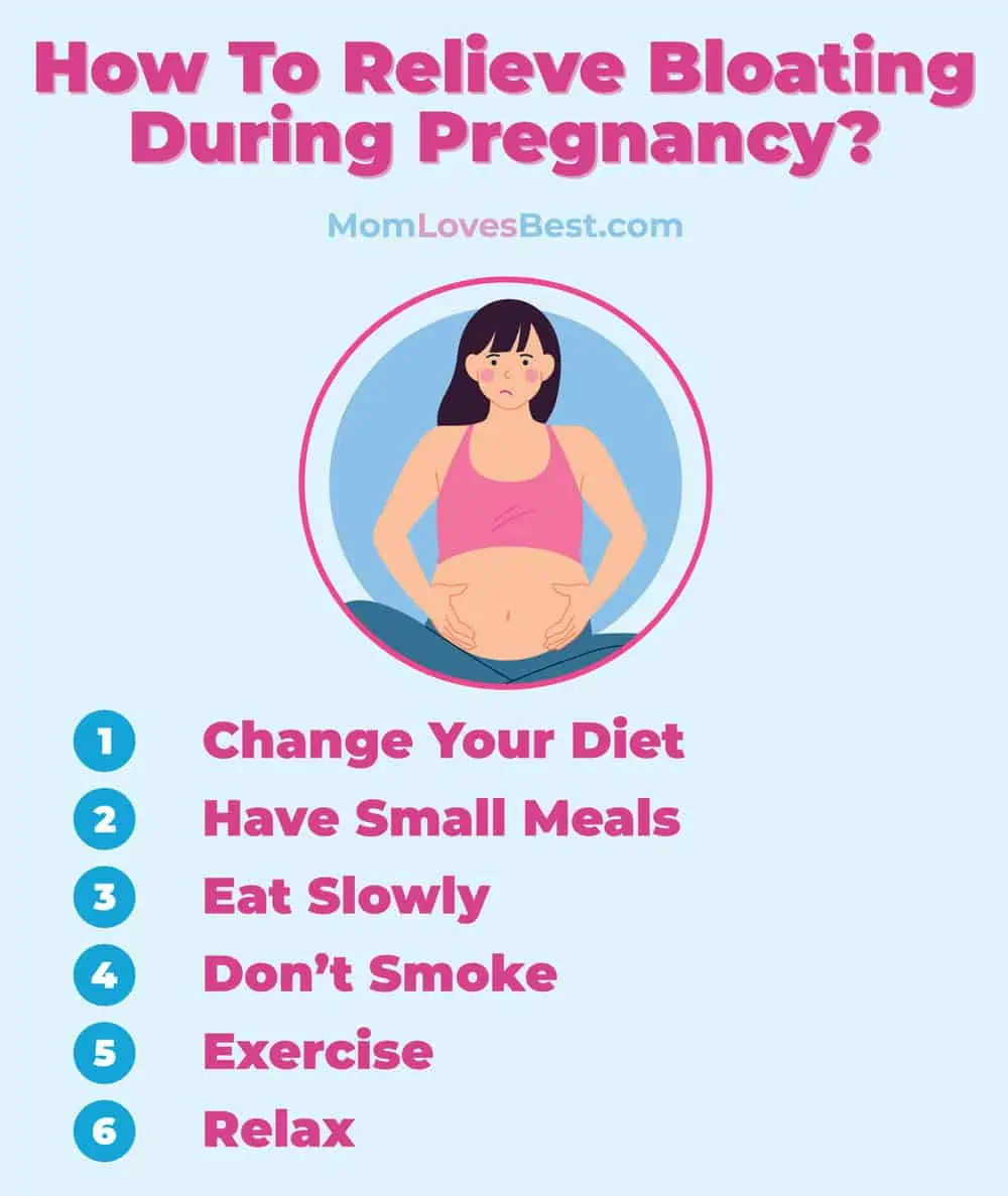 how to relieve bloating during pregnancy