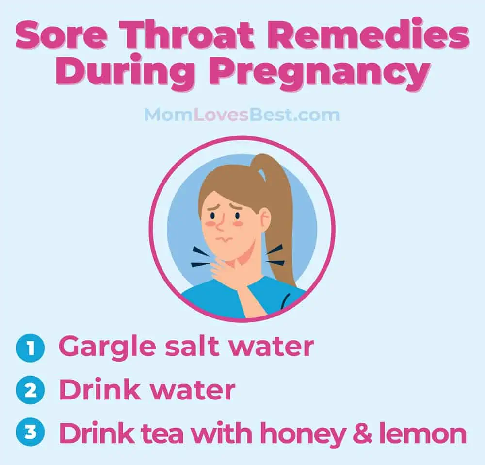 natural sore throat remedies during pregnancy